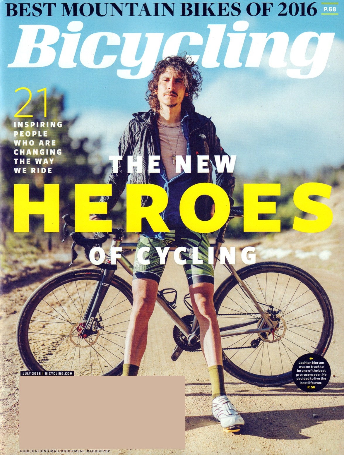 Bicycling July 01, 2016 Issue Cover
