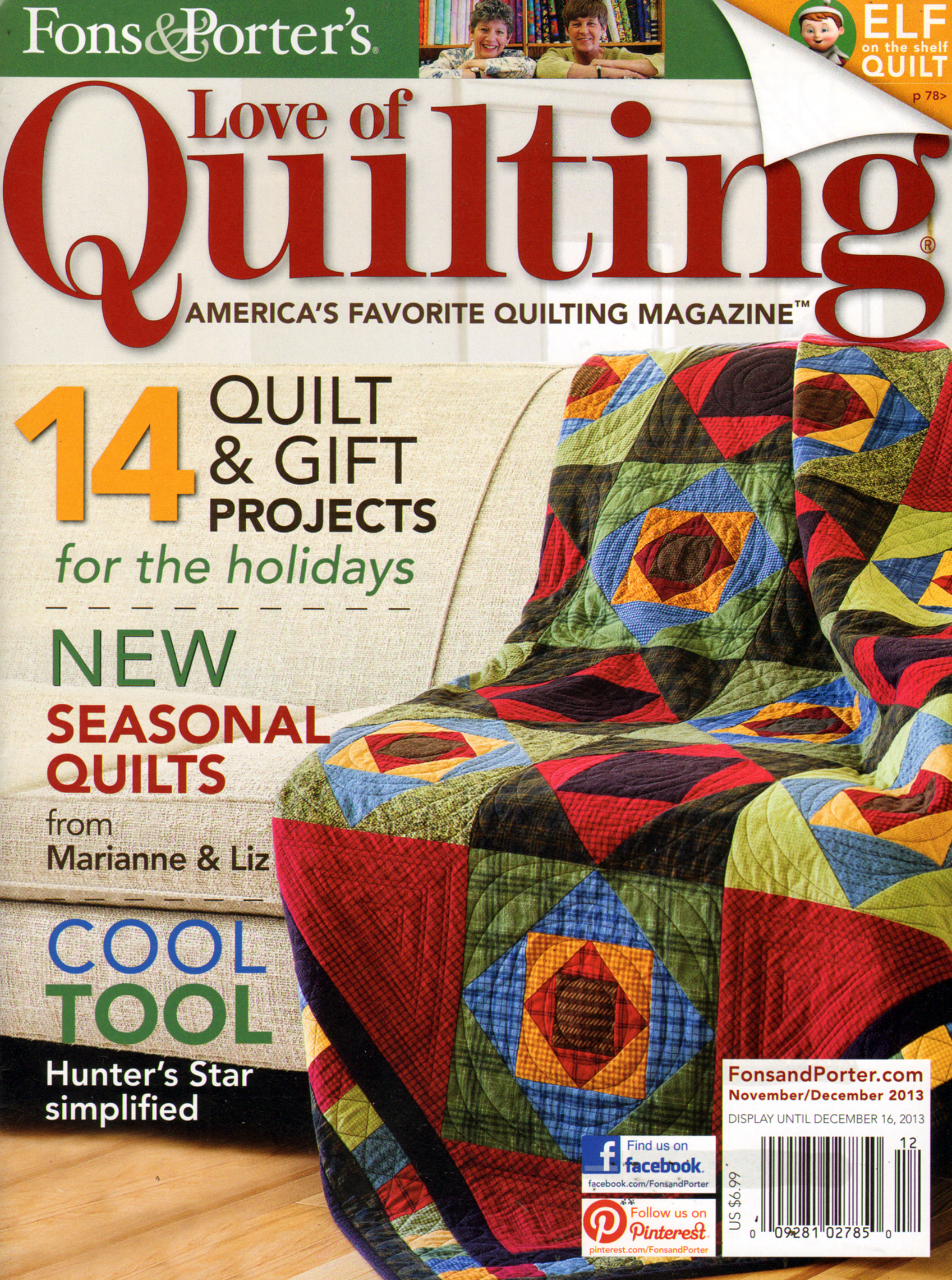 Fons-and-Porters-Love-of-Quilting November 01, 2013 Issue Cover