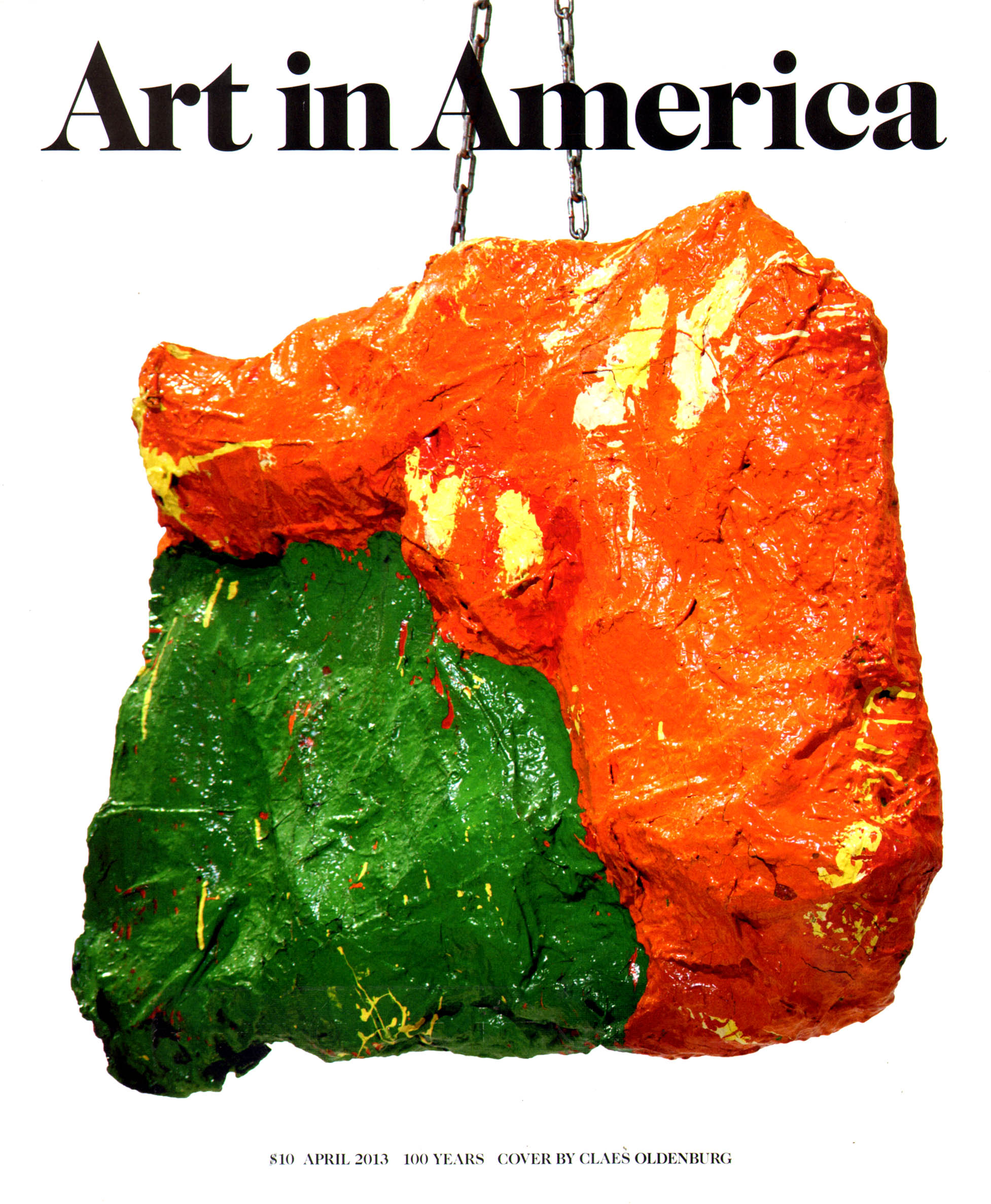 Art-in-America April 01, 2013 Issue Cover