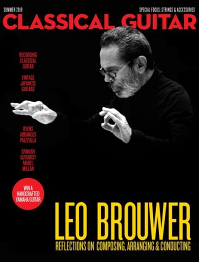 Classical Guitar June 01, 2018 Issue Cover