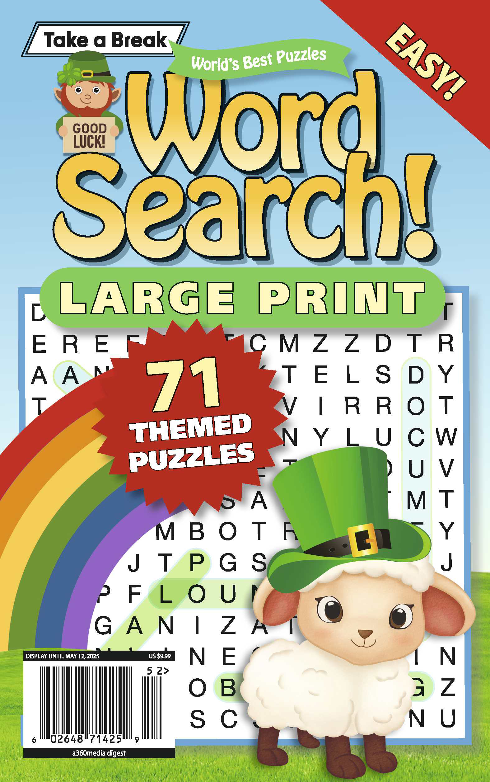 Take a Break Word Search March 01, 2025 Issue Cover