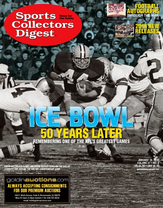 Sports-Collectors-Digest January 19, 2018 Issue Cover