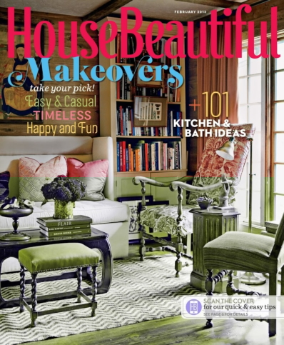 House Beautiful February 01, 2013 Issue Cover