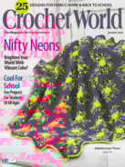 crochet-world August 01, 2016 Issue Cover
