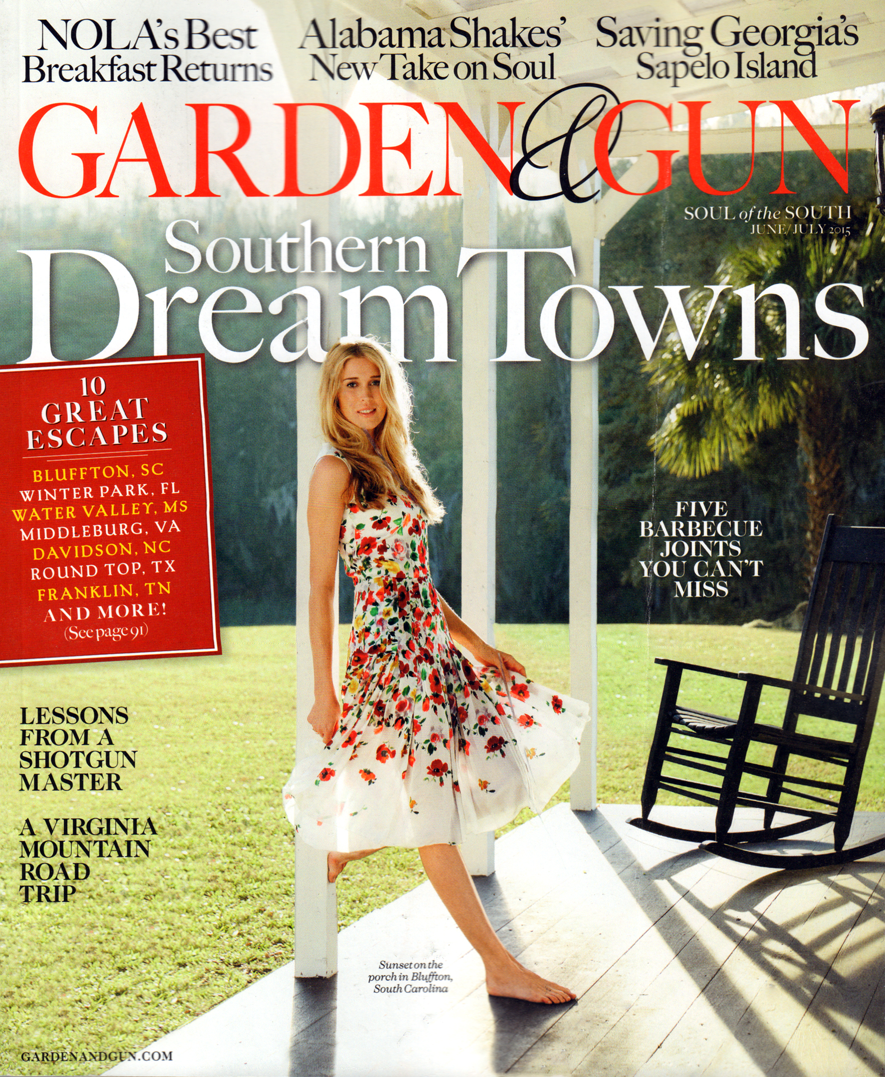 Garden-and-Gun June 01, 2015 Issue Cover