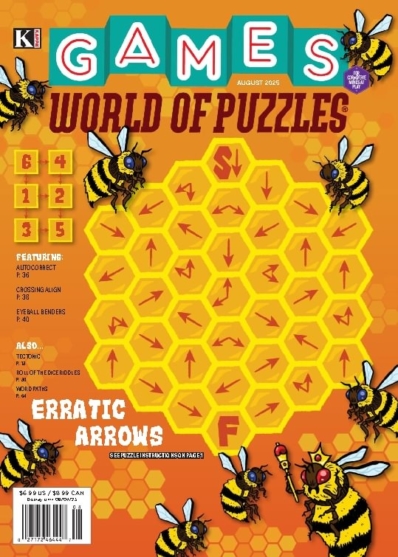 Games World of Puzzles August 01, 2025 Issue Cover