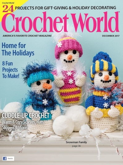 Crochet World December 01, 2017 Issue Cover