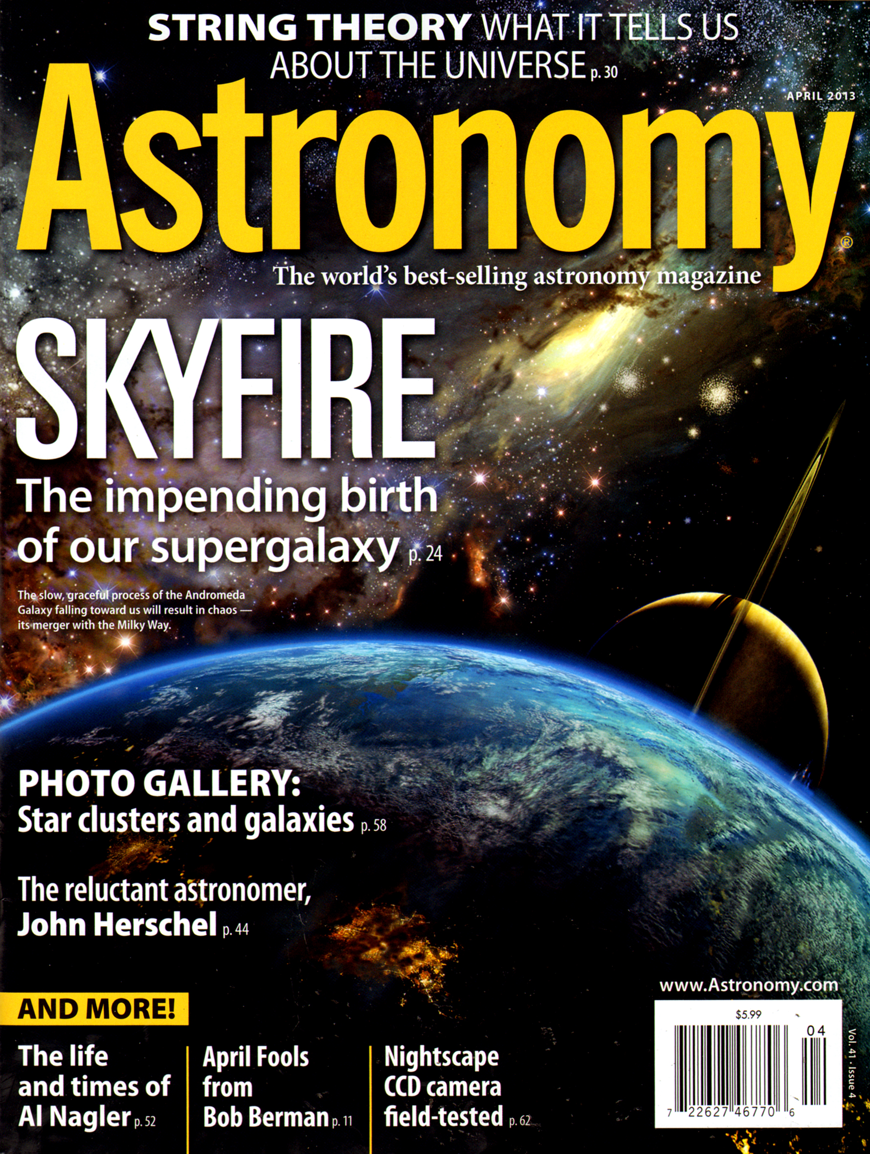 Astronomy April 01, 2013 Issue Cover