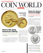 Coin-World-Weekly July 29, 2019 Issue Cover