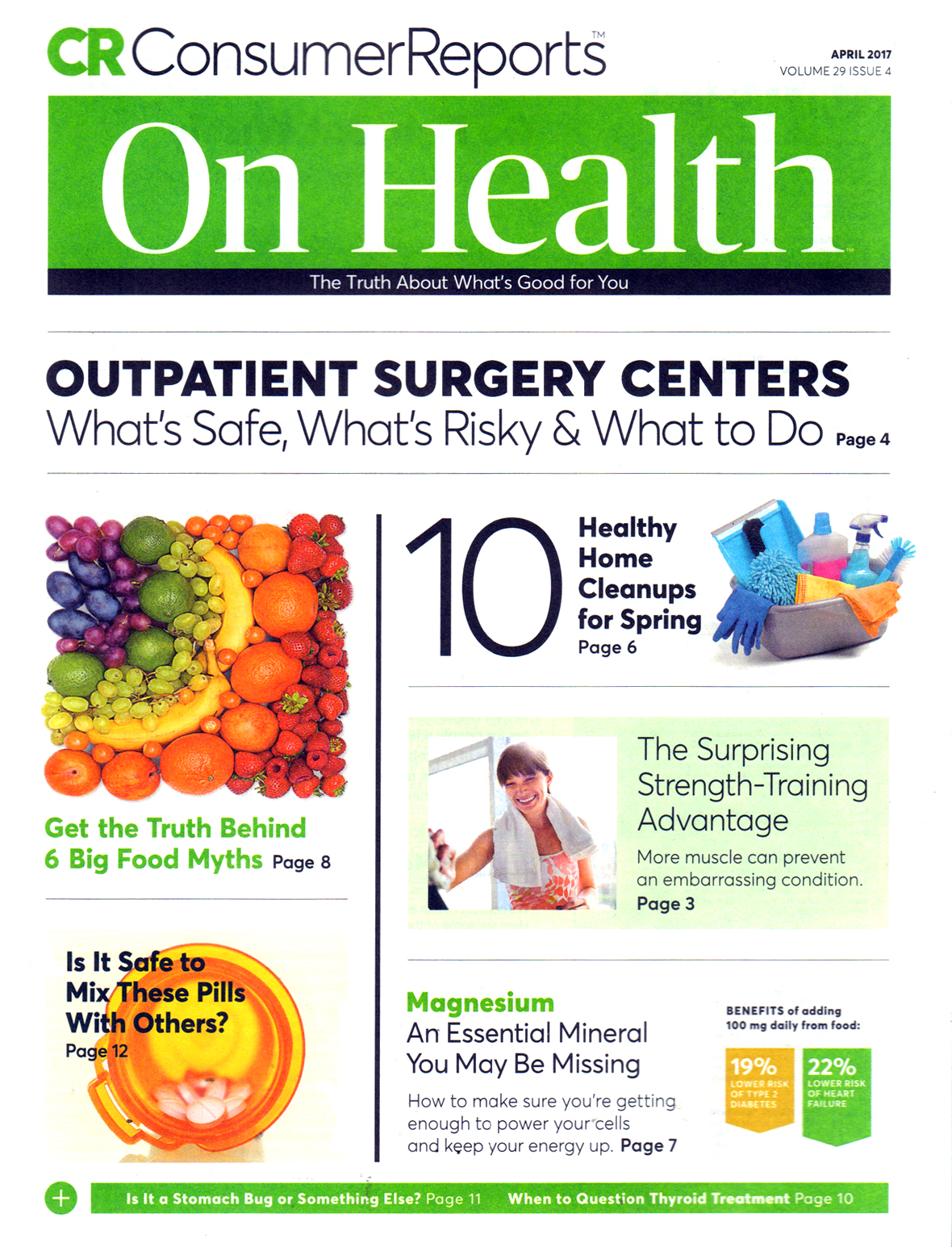 Consumer-Reports-On-Health April 01, 2017 Issue Cover