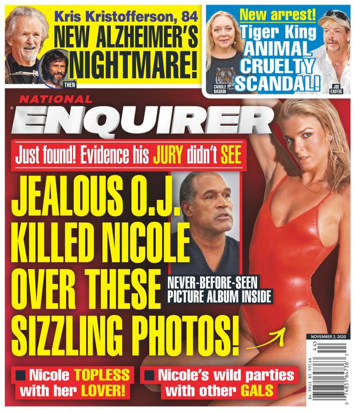 national-enquirer November 02, 2020 Issue Cover