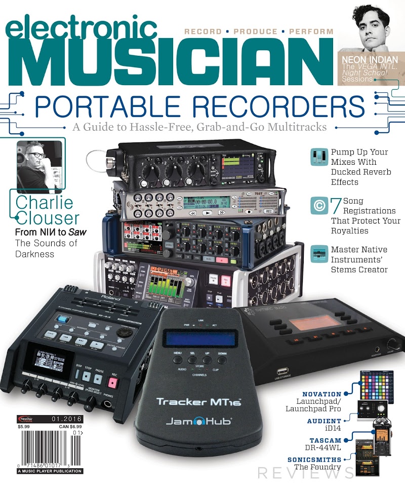 Electronic-Musician January 01, 2016 Issue Cover