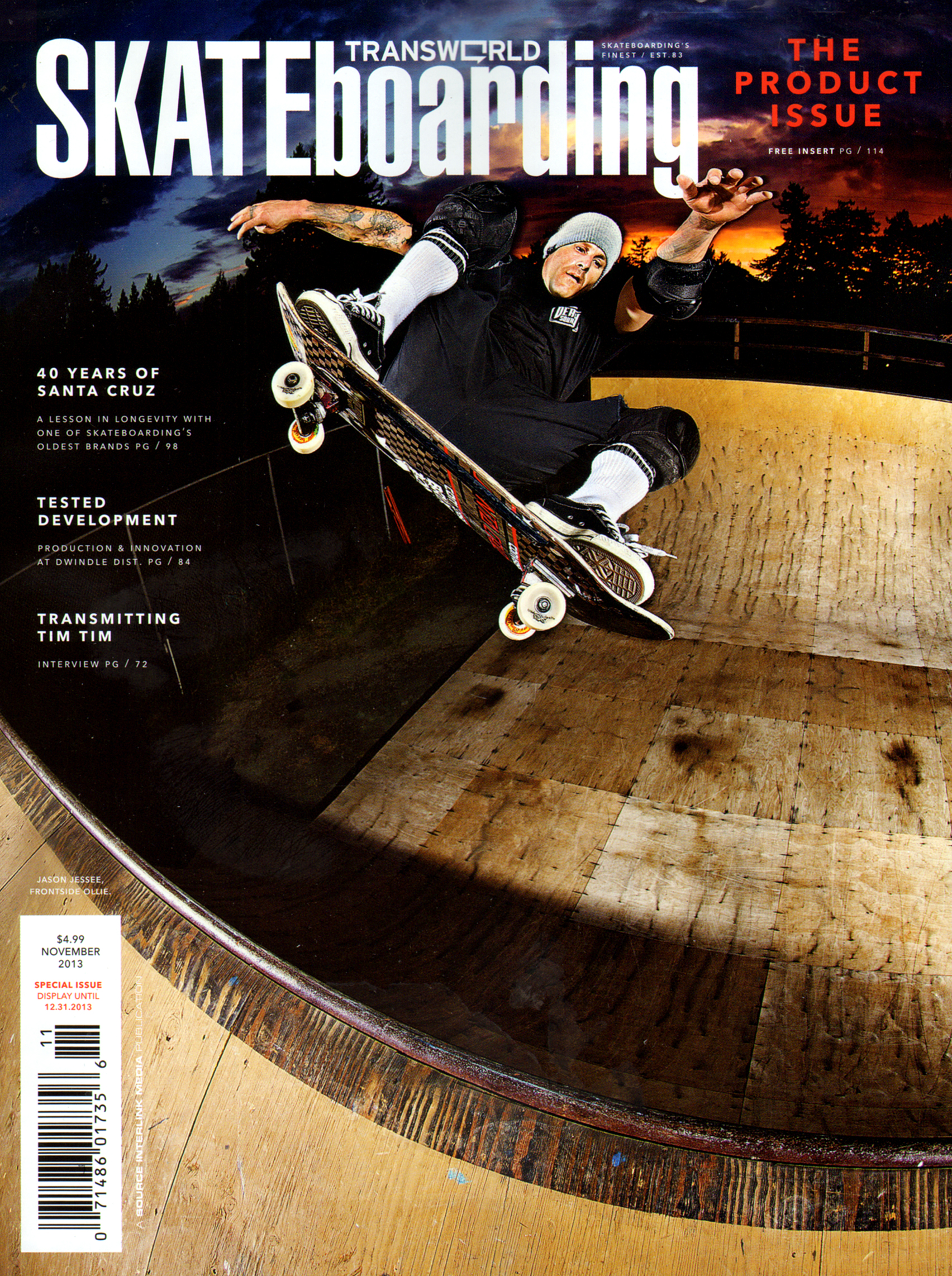 Transworld-SKATEboarding November 01, 2013 Issue Cover