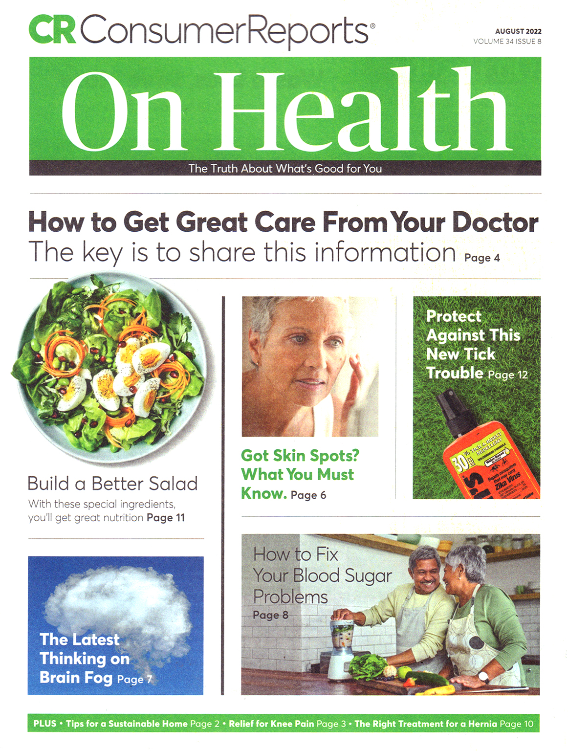 Consumer-Reports-On-Health August 01, 2022 Issue Cover