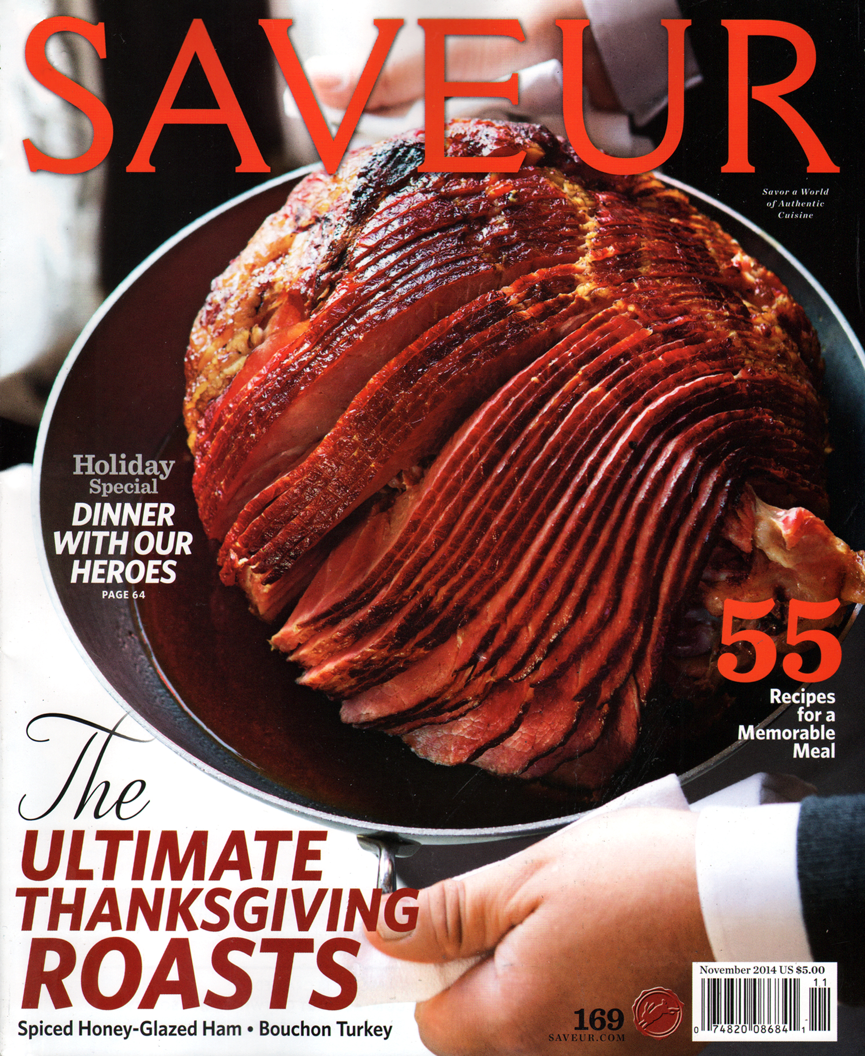 Saveur November 01, 2014 Issue Cover