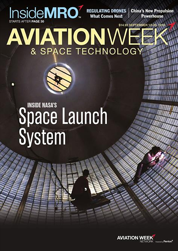 Aviation-Week-and-Space-Technology September 12, 2016 Issue Cover