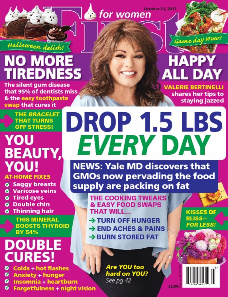 first-for-women October 23, 2017 Issue Cover