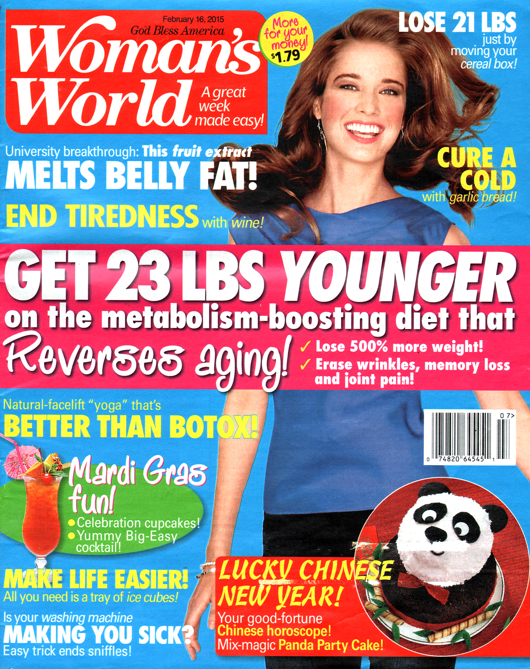 Womans-World February 16, 2015 Issue Cover