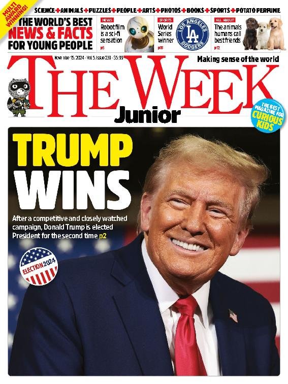 The-Week-Junior November 15, 2024 Issue Cover