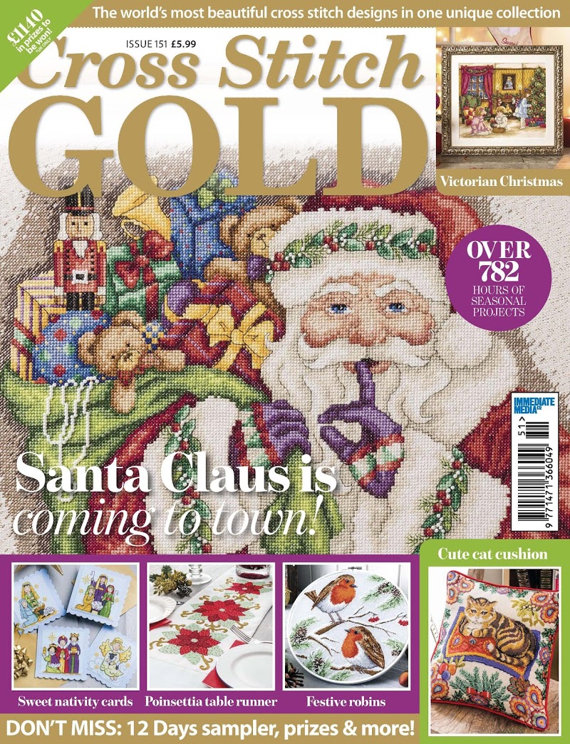 Cross-Stitch-Gold November 01, 2018 Issue Cover