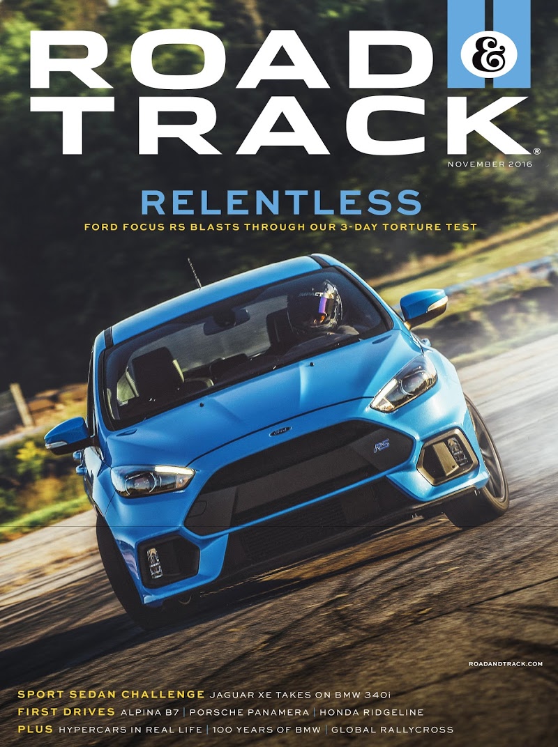Road-and-Track November 01, 2016 Issue Cover