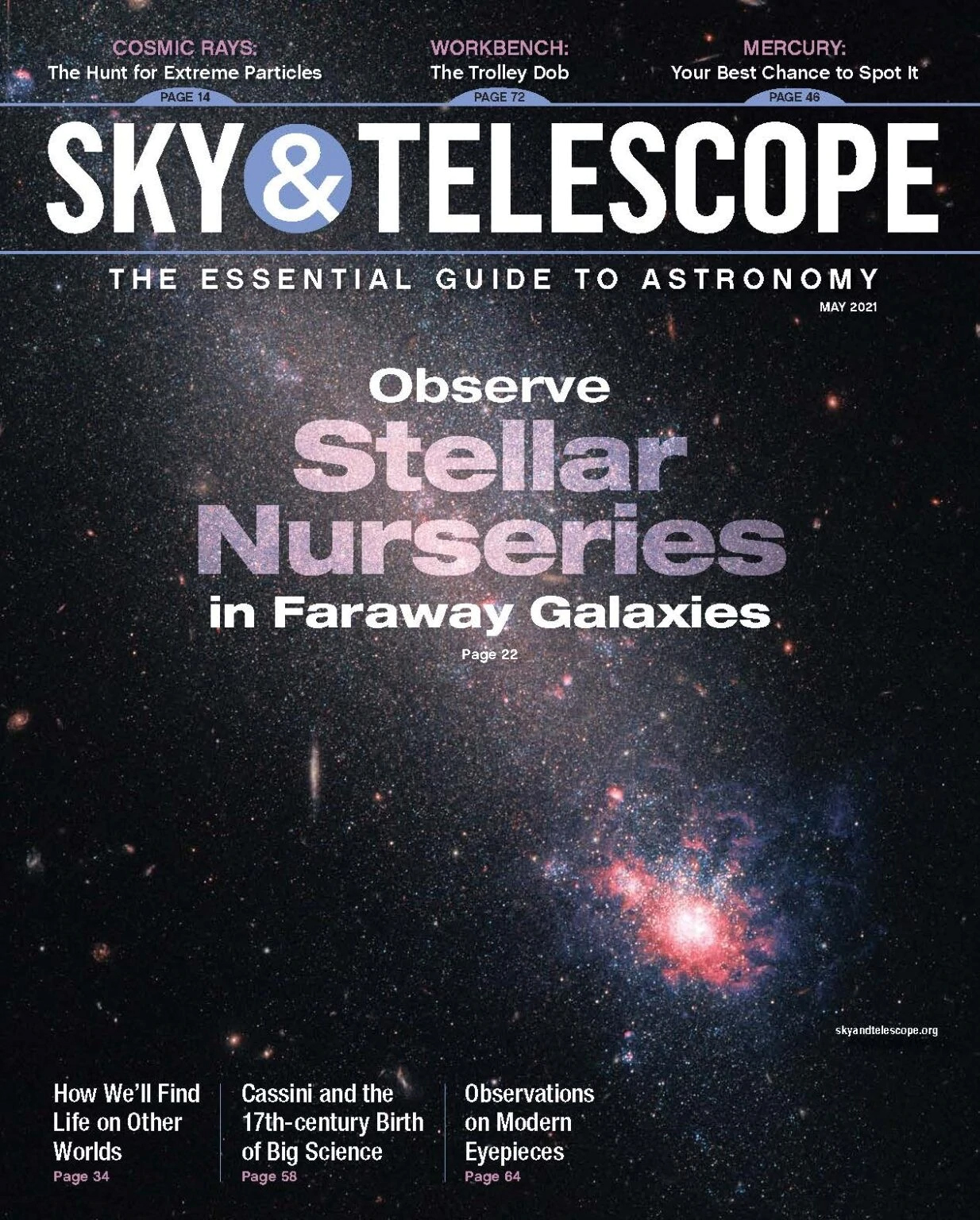 Sky-and-Telescope May 01, 2021 Issue Cover