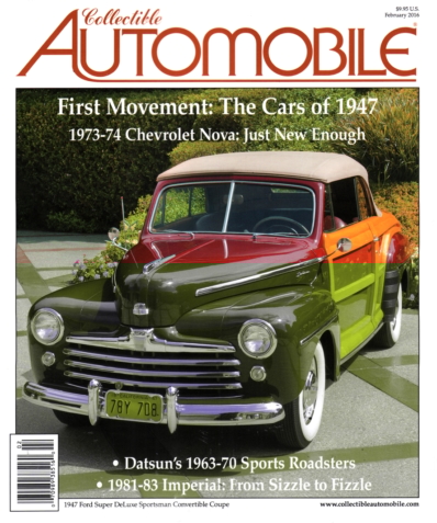 Collectible Automobile February 01, 2016 Issue Cover