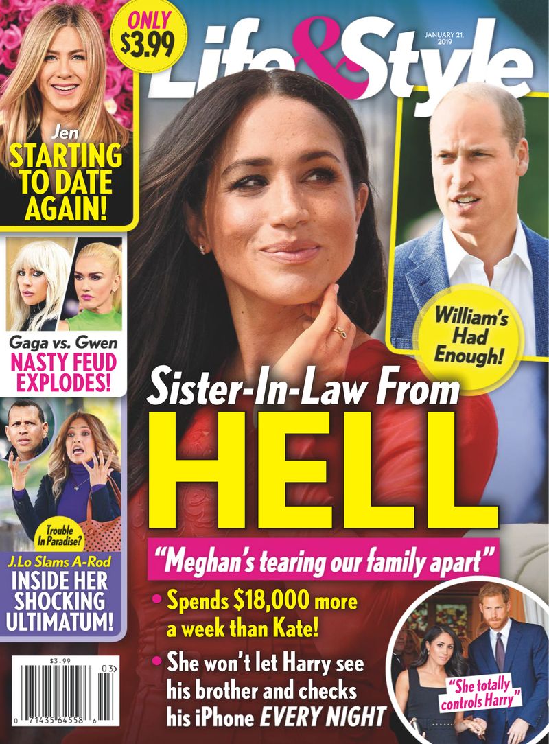 Life-and-Style-Weekly January 21, 2019 Issue Cover