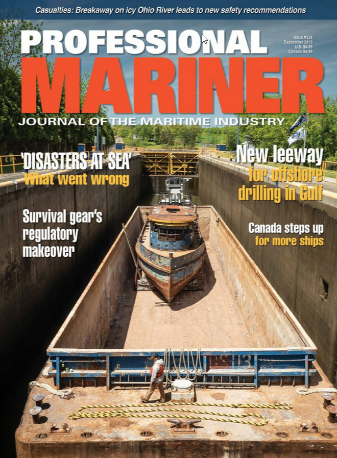 Professional-Mariner September 01, 2019 Issue Cover