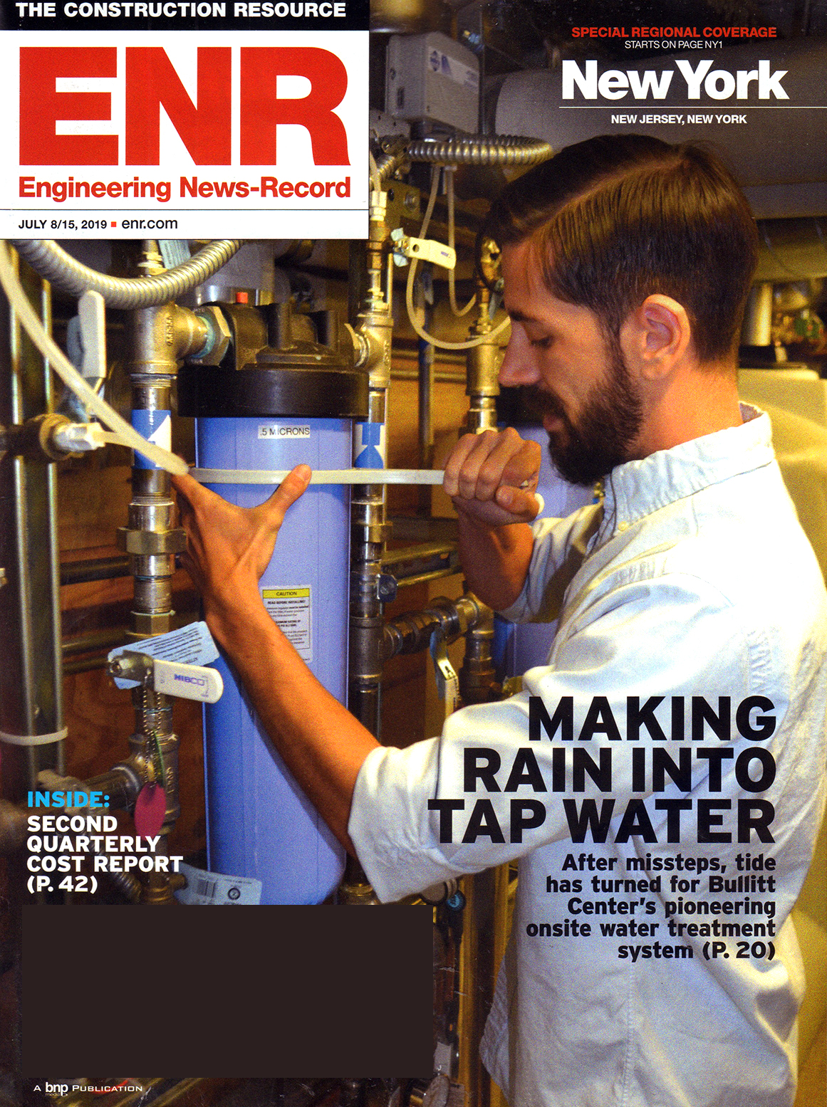 Engineering-News-Record July 08, 2019 Issue Cover