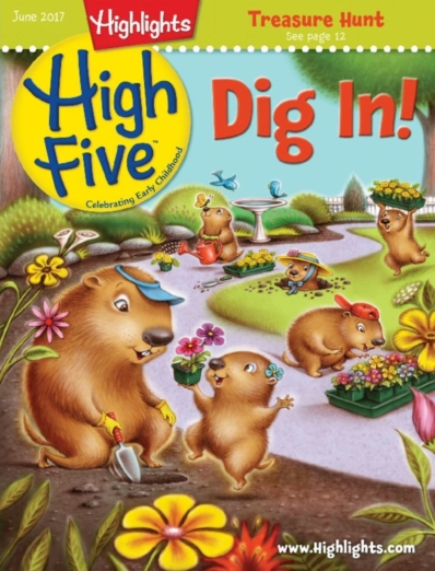 Highlights High Five June 01, 2017 Issue Cover