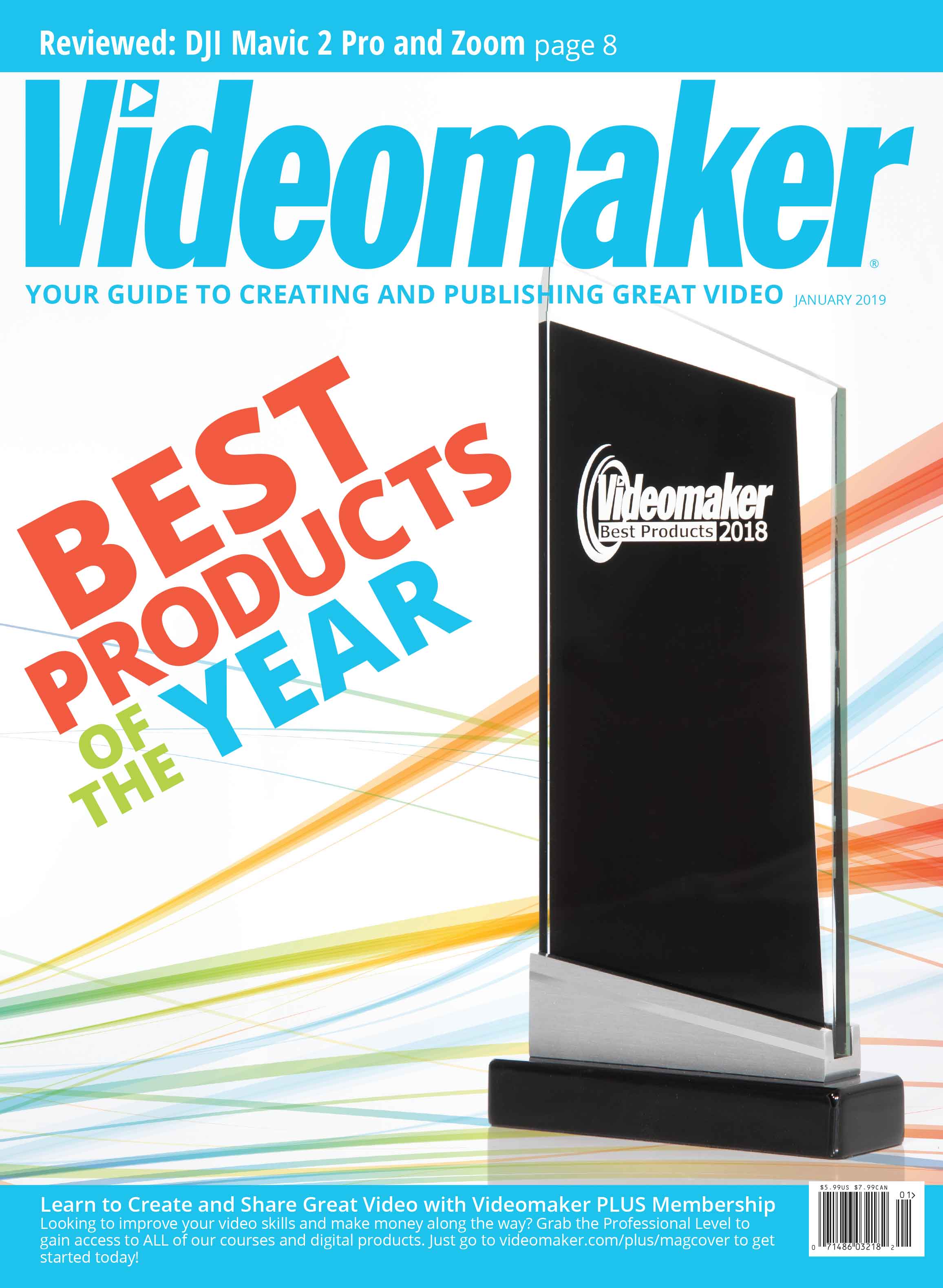 Videomaker January 01, 2019 Issue Cover