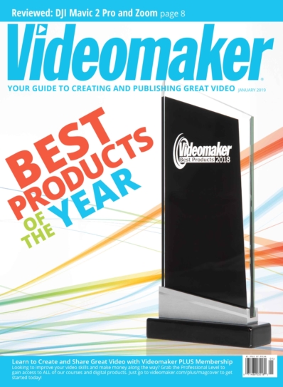 Videomaker January 01, 2019 Issue Cover
