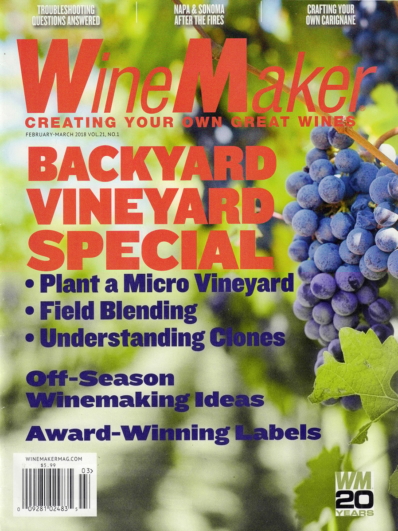 Winemaker February 01, 2018 Issue Cover