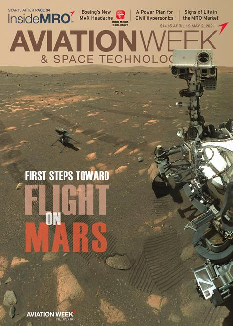 Aviation-Week-and-Space-Technology April 19, 2021 Issue Cover