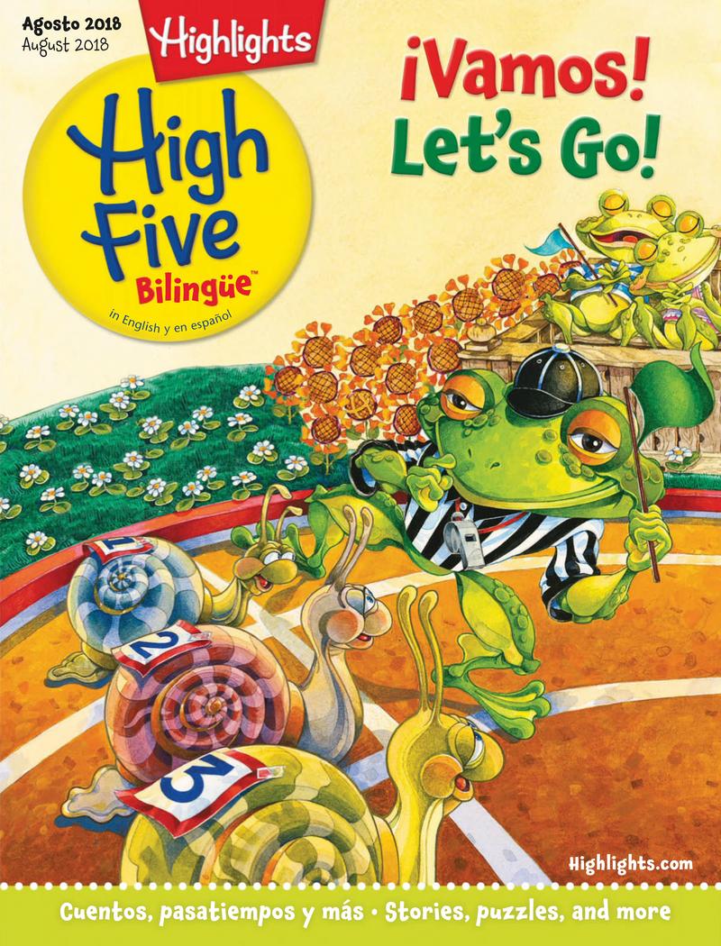 Highlights-High-Five-Bilingue August 01, 2018 Issue Cover