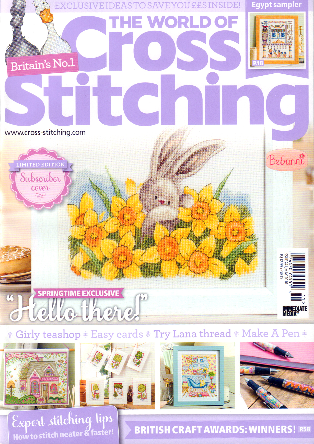 The-World-of-Cross-Stitching May 01, 2016 Issue Cover