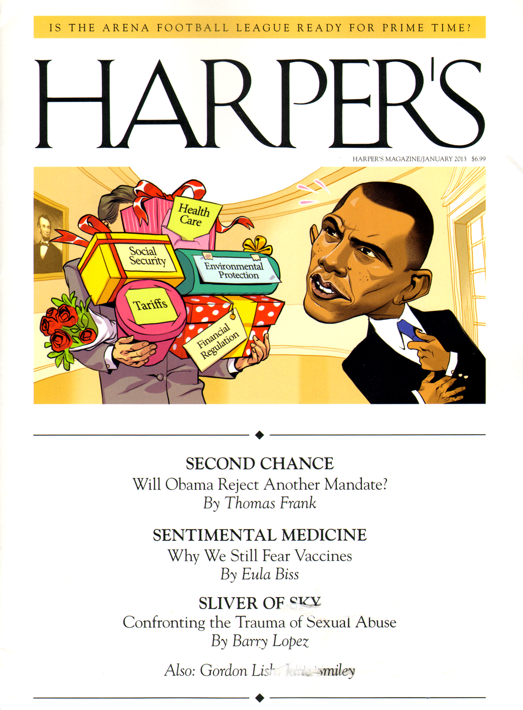 Harpers January 01, 2013 Issue Cover