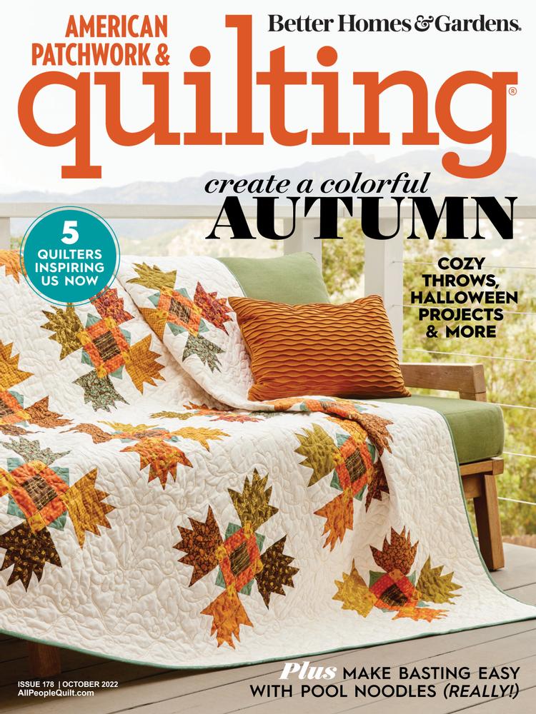 american-patchwork-and-quilting October 01, 2022 Issue Cover
