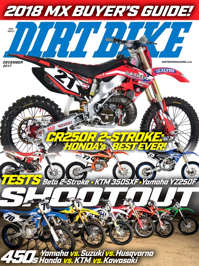 Dirt-Bike December 01, 2017 Issue Cover