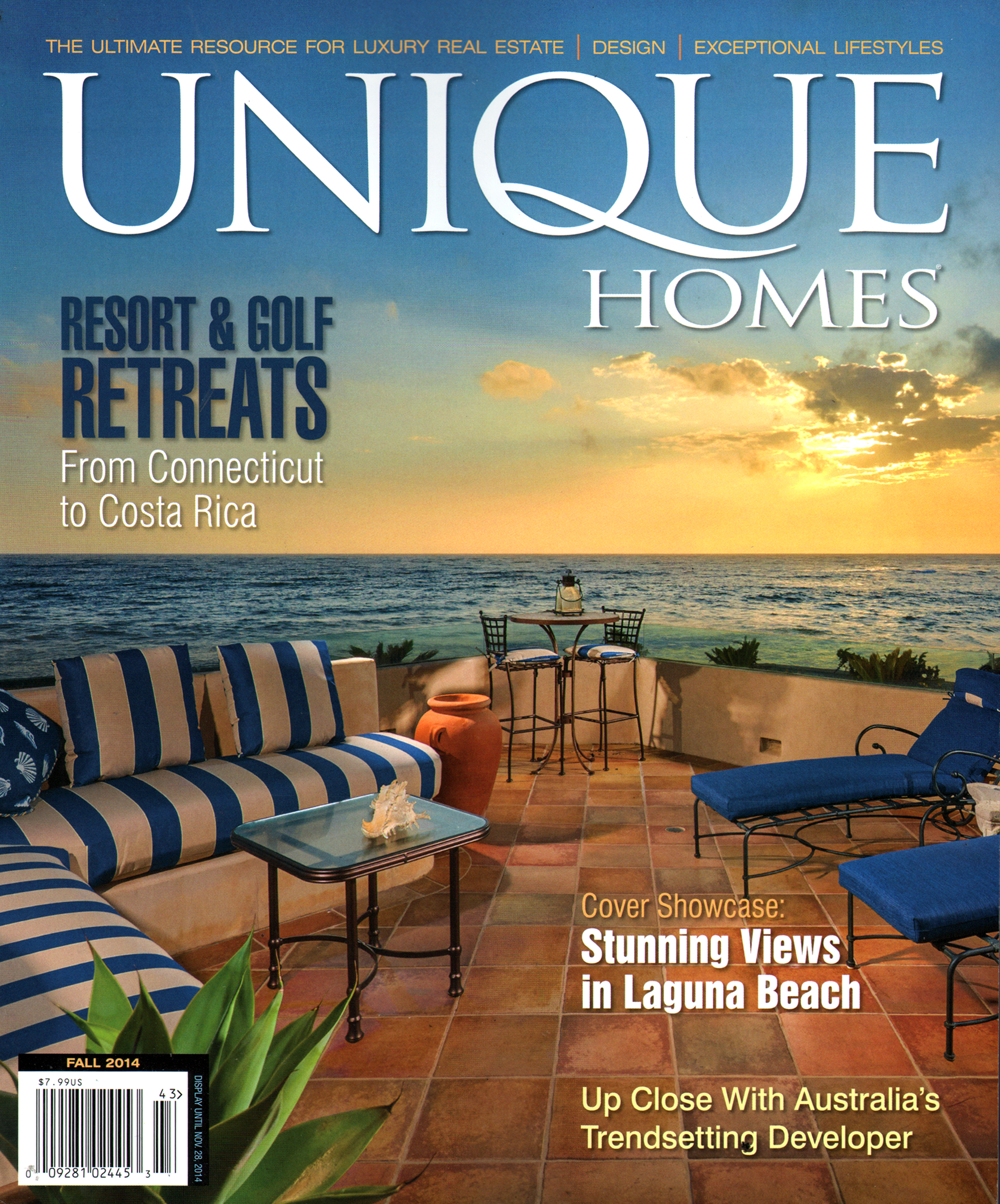 Unique-Homes September 01, 2014 Issue Cover
