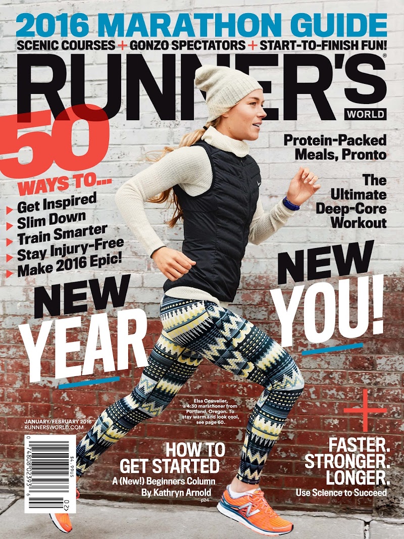 Runners-World January 01, 2016 Issue Cover