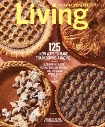 Martha Stewart Living November 01, 2016 Issue Cover
