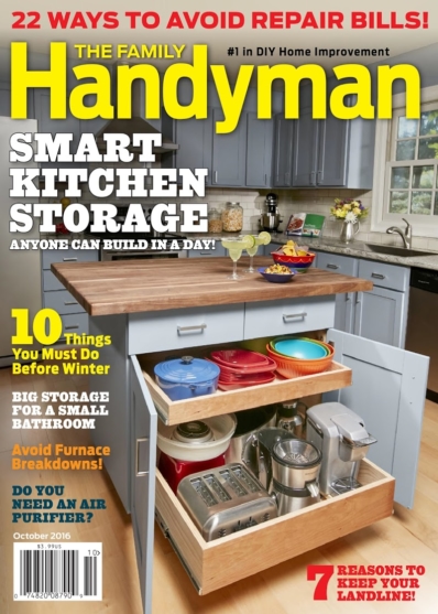 The Family Handyman October 01, 2016 Issue Cover