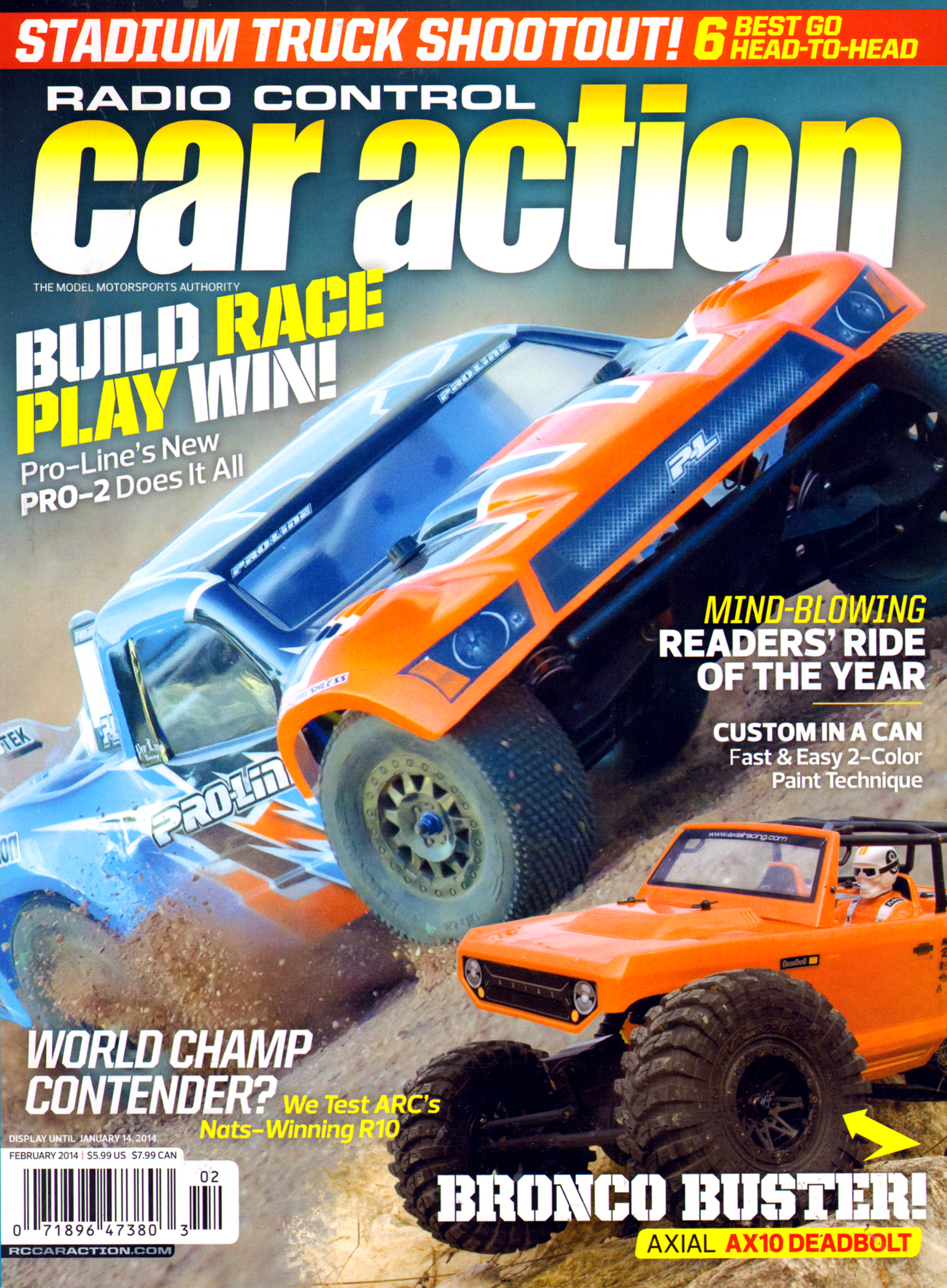 Radio-Control-Car-Action February 01, 2014 Issue Cover