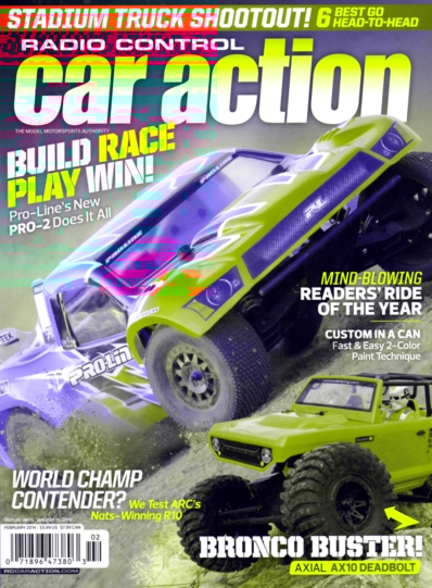 Radio Control Car Action February 01, 2014 Issue Cover