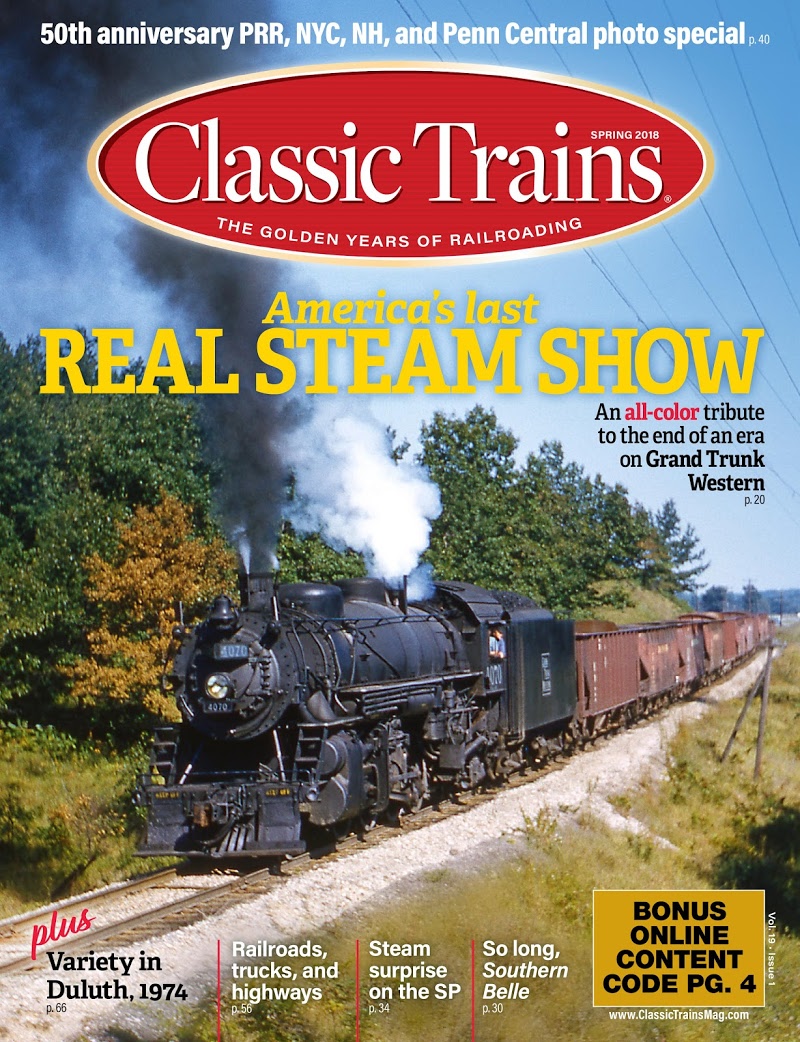 Classic-Trains March 01, 2018 Issue Cover