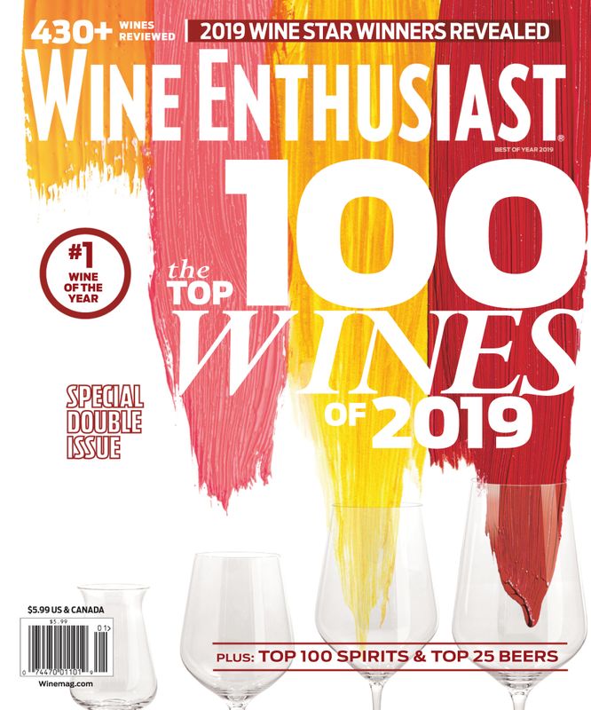 Wine-Enthusiast January 01, 2020 Issue Cover
