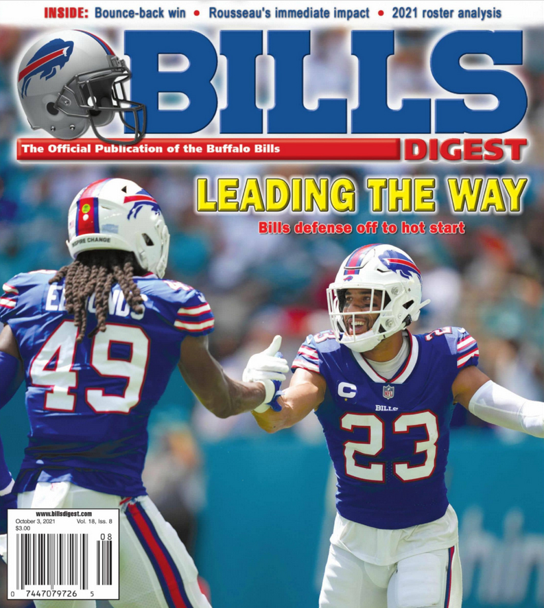 Bills-Digest October 03, 2021 Issue Cover