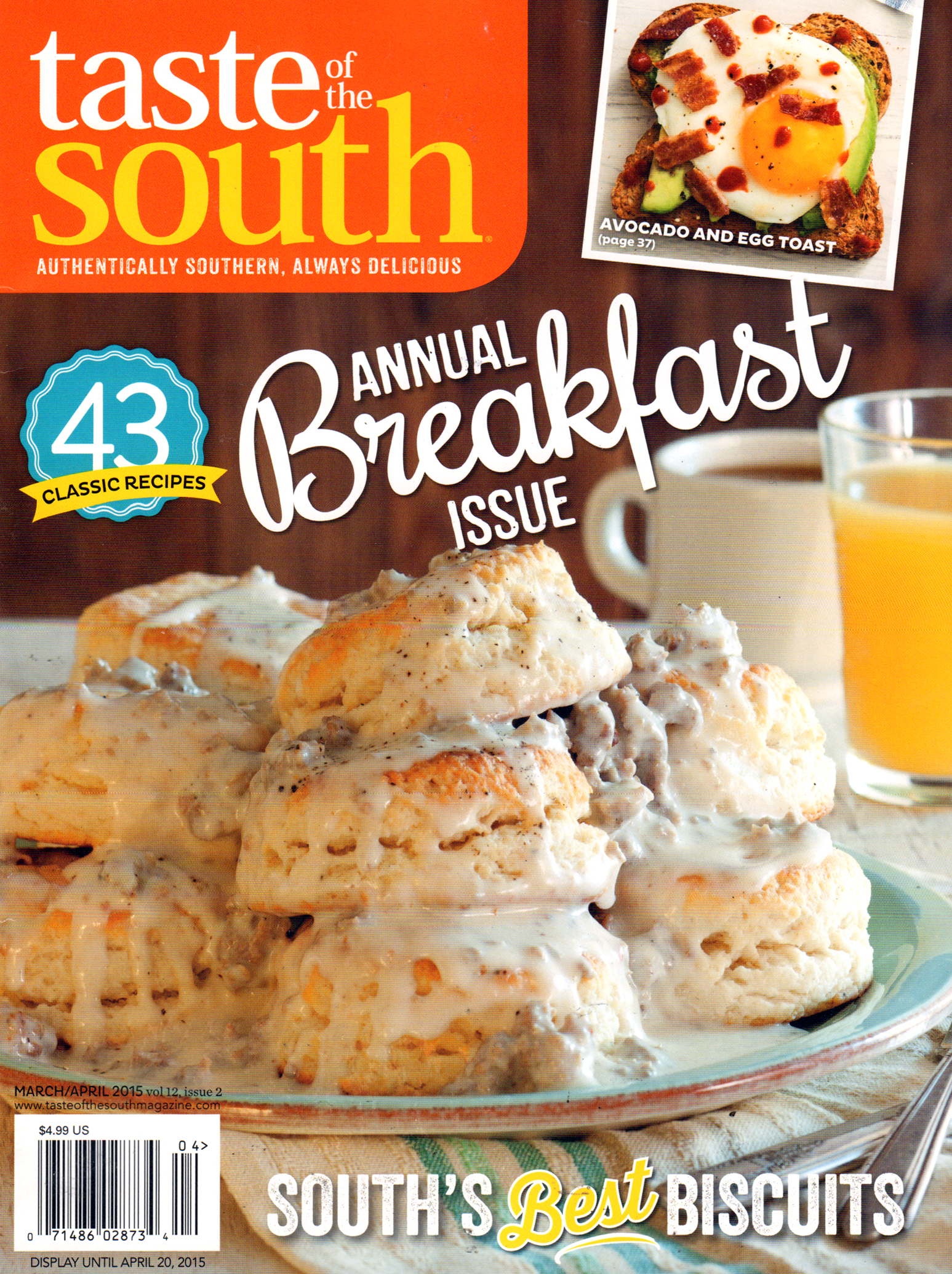 Taste-of-the-South March 01, 2015 Issue Cover